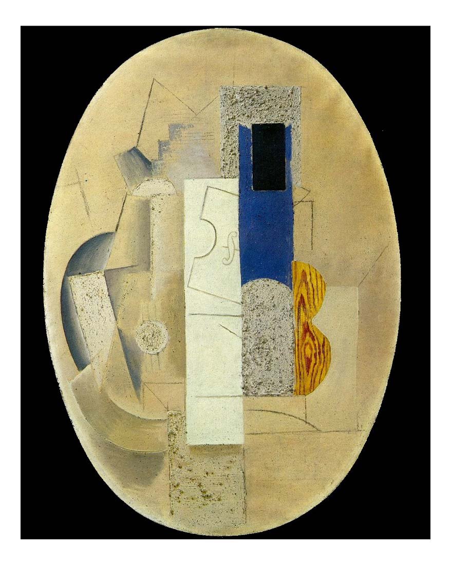 1913 Violon et guitare1 by Pablo Picasso, vintage artwork, 16x12"(A3) Poster