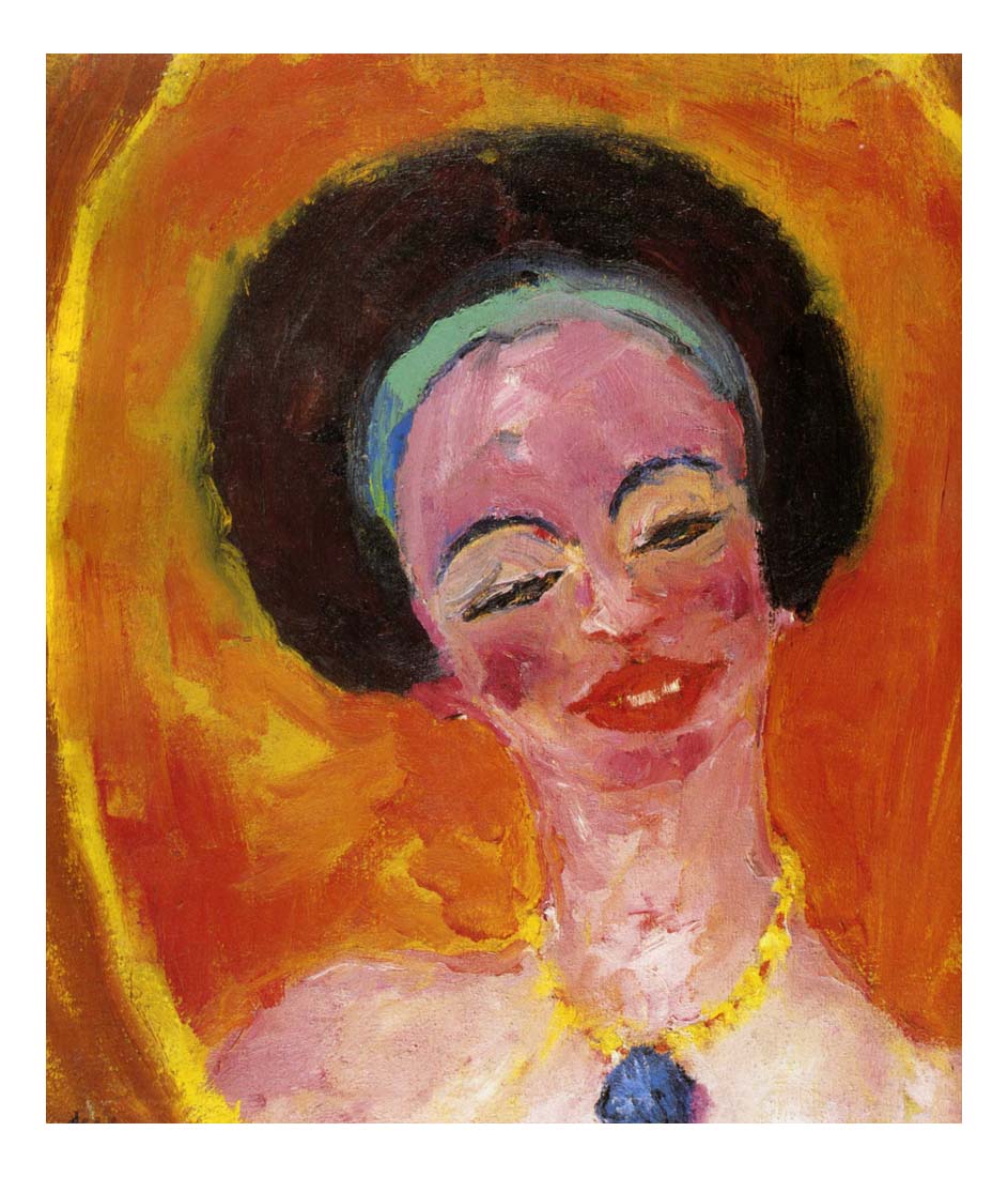 1913 Emil Nolde - Mulatresse -Vintage Artwork, 16x12"(A3) Poster Print