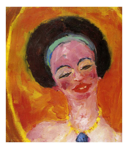 1913 Emil Nolde - Mulatresse -Vintage Artwork, 16x12"(A3) Poster Print