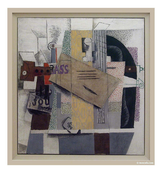 1914 Le violon by Pablo Picasso, vintage artwork, 16x12"(A3) Poster