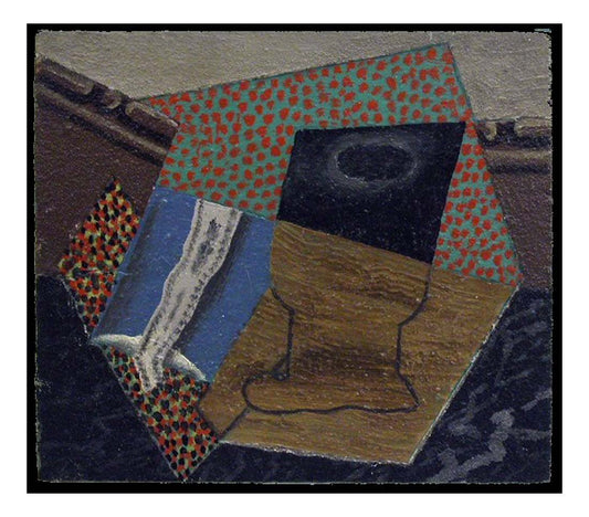 1914 Verre et paquet de tabac by Pablo Picasso, vintage artwork, 16x12"(A3) Poster