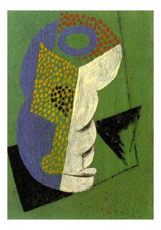 1914 Verre6 by Pablo Picasso, vintage artwork, 16x12"(A3) Poster