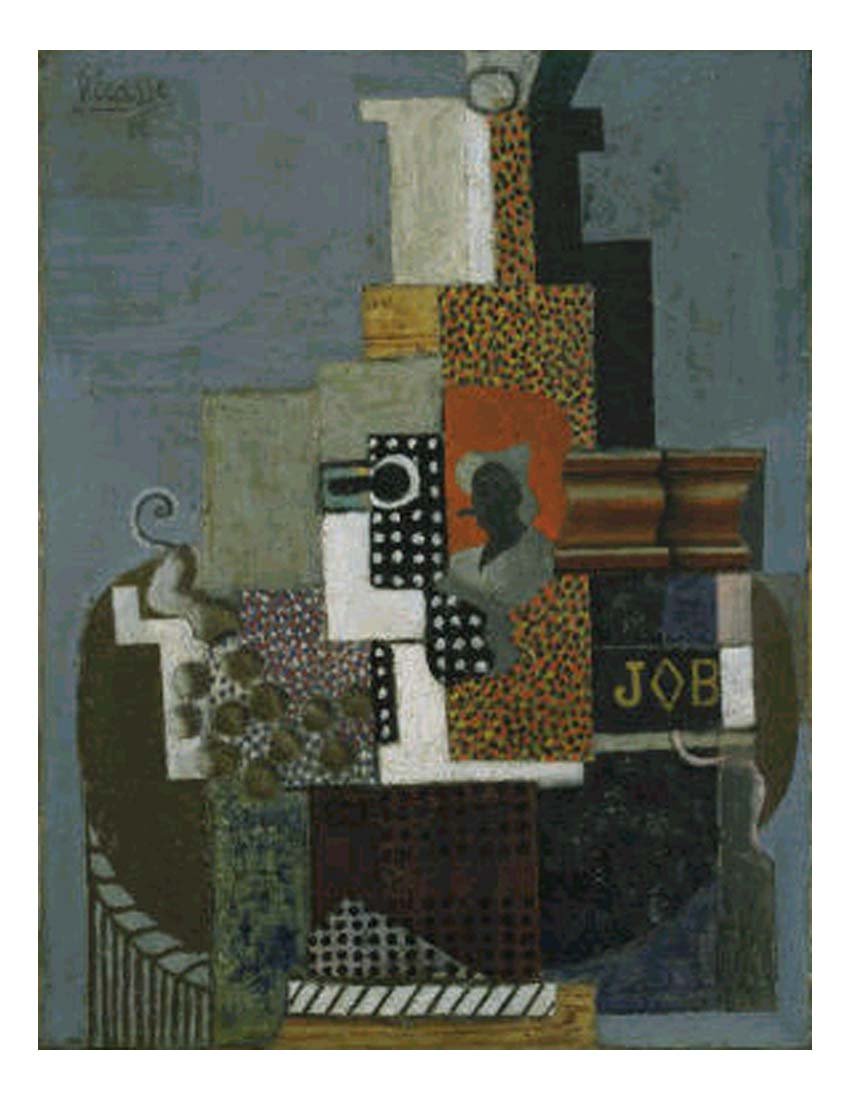 1916 Nature morte job by Pablo Picasso, vintage artwork, 16x12"(A3) Poster