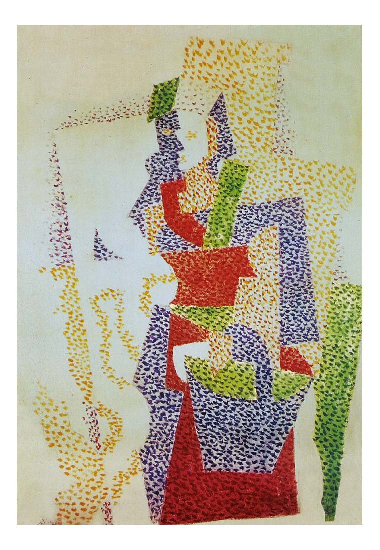 1917 L'italienne1 by Pablo Picasso, vintage artwork, 16x12"(A3) Poster