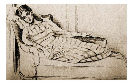 1917 Olga Kokhlova by Pablo Picasso, vintage artwork, 16x12"(A3) Poster
