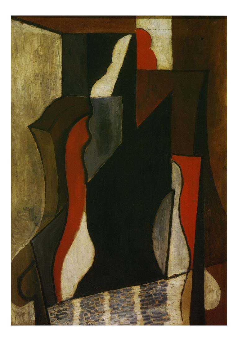 1917 Personnage dans un fauteuil by Pablo Picasso, vintage artwork, 16x12"(A3) Poster