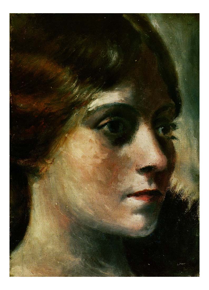 1917 Portrait d'Olga1 by Pablo Picasso, vintage artwork, 16x12"(A3) Poster