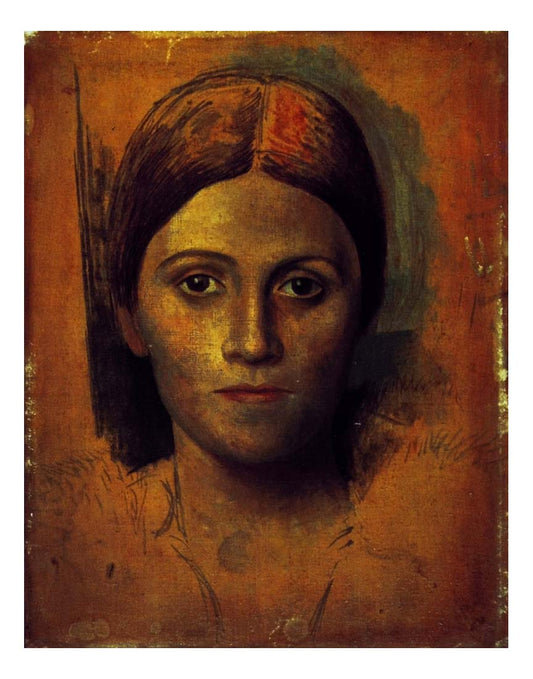 1918 Portrait de Olga Kokhlova by Pablo Picasso, vintage artwork, 16x12"(A3) Poster
