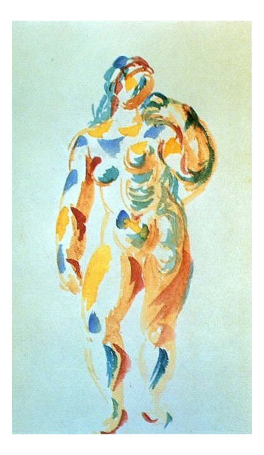 1919 Femme debout by Pablo Picasso, vintage artwork, 16x12"(A3) Poster