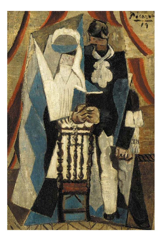 1919 Les communiants by Pablo Picasso, vintage artwork, 16x12"(A3) Poster