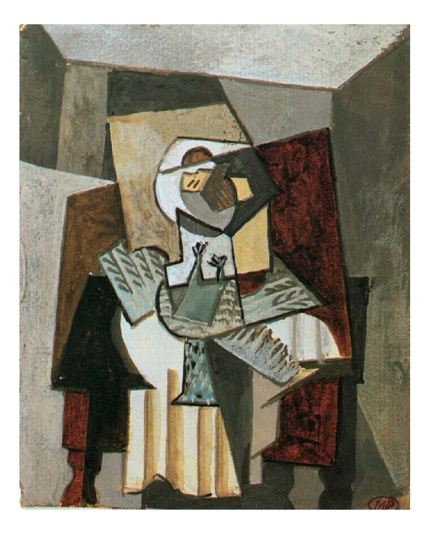 1919 Nature morte au pigeon by Pablo Picasso, vintage artwork, 16x12"(A3) Poster