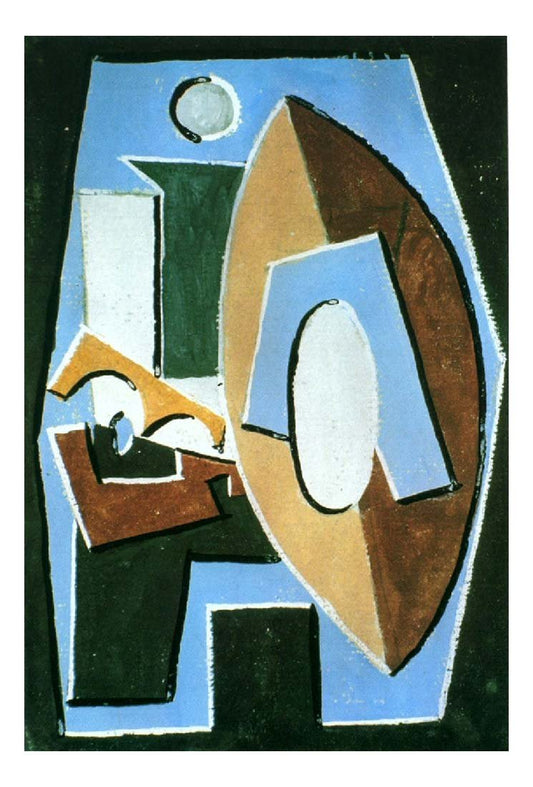 1920 Joueur de guitare by Pablo Picasso, vintage artwork, 16x12"(A3) Poster