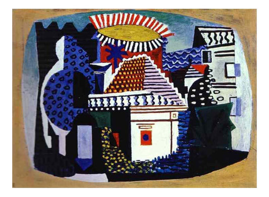 1920 Juan les Pins by Pablo Picasso, vintage artwork, 16x12"(A3) Poster