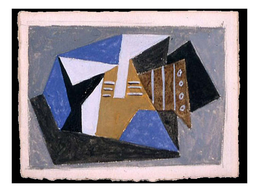 1920 Nature morte, musique by Pablo Picasso, vintage artwork, 16x12"(A3) Poster