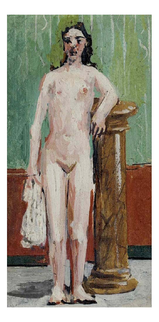 1920 Nu debout by Pablo Picasso, vintage artwork, 16x12"(A3) Poster