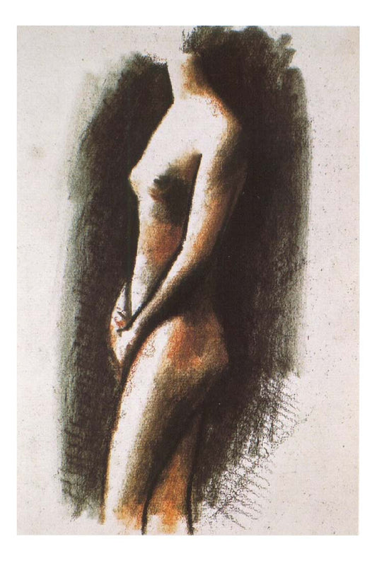 1920 Nu debout de profil by Pablo Picasso, vintage artwork, 16x12"(A3) Poster