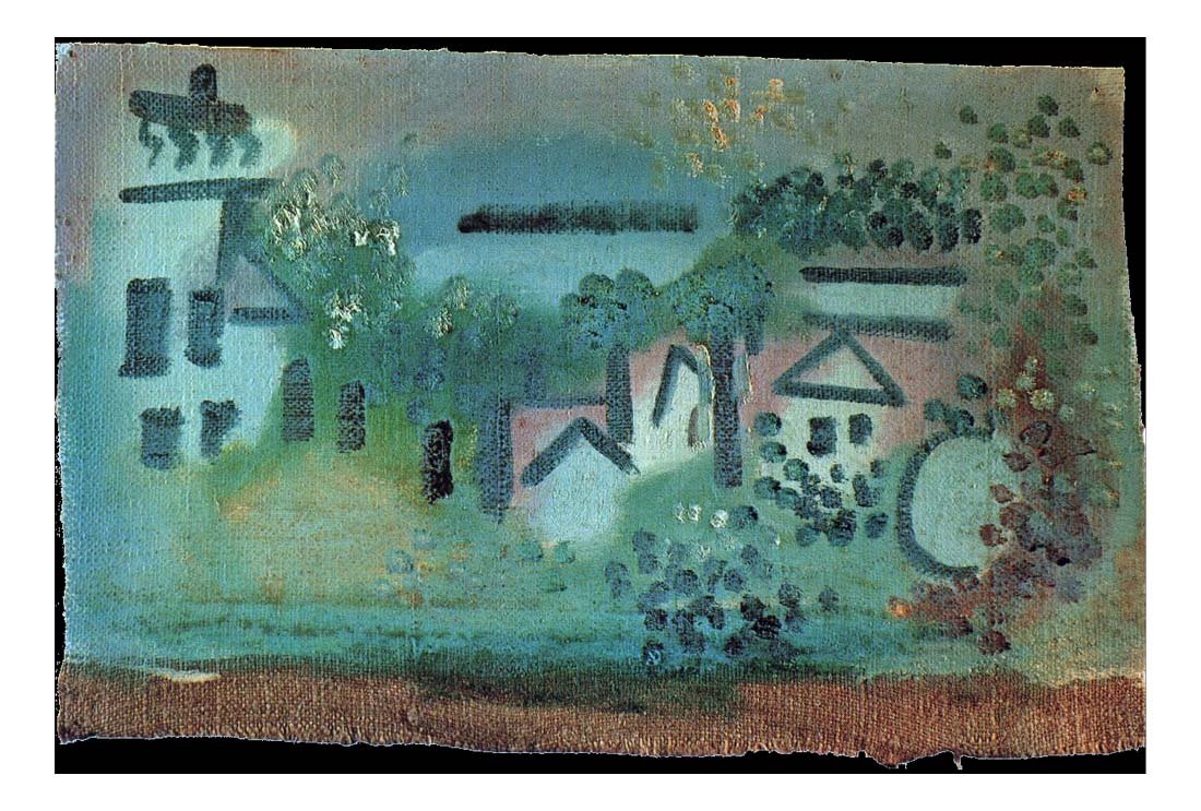1920 Paysage by Pablo Picasso, vintage artwork, 16x12"(A3) Poster