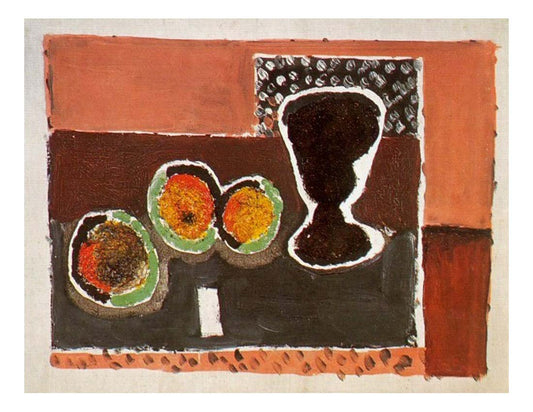 1920 Verre et pomme by Pablo Picasso, vintage artwork, 16x12"(A3) Poster