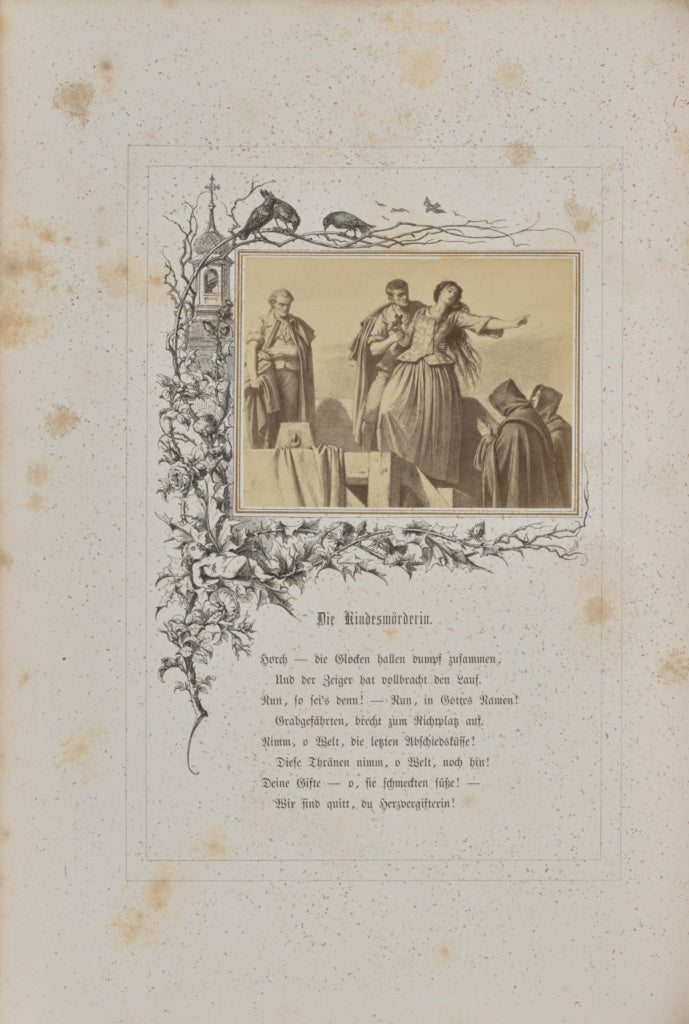 Josef Albert:Die Kindermörderin, Poster Print Wall Art
