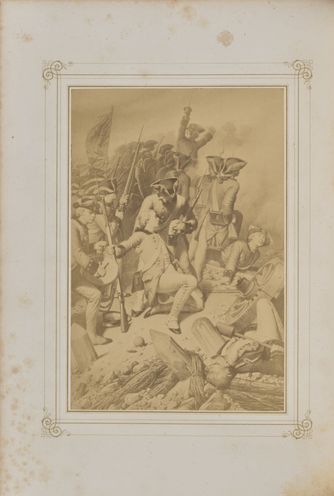Josef Albert:Die Schlacht, Poster Print Wall Art
