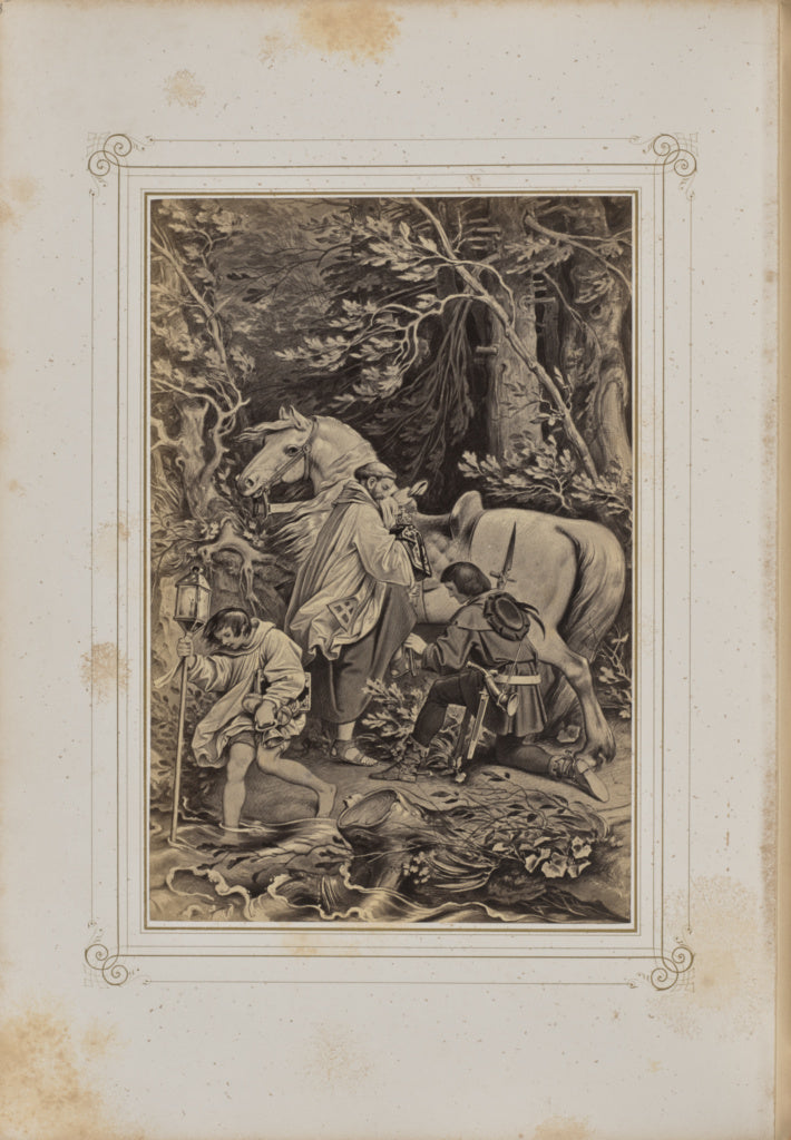 Josef Albert:Der Graf von Habsburg, Poster Print Wall Art