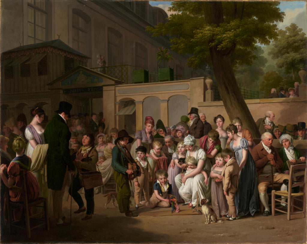Louis-Léopold Boilly:Entrance to the Jardin Turc, Poster Print Wall Art