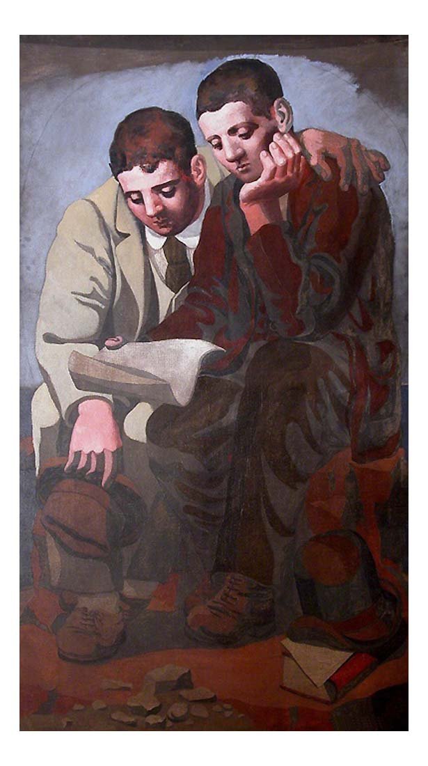 1921 La lecture de la lettre by Pablo Picasso, vintage artwork, 16x12"(A3) Poster