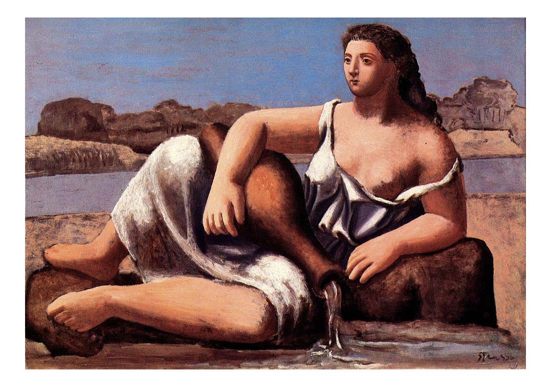 1921 La source2 by Pablo Picasso, vintage artwork, 16x12"(A3) Poster