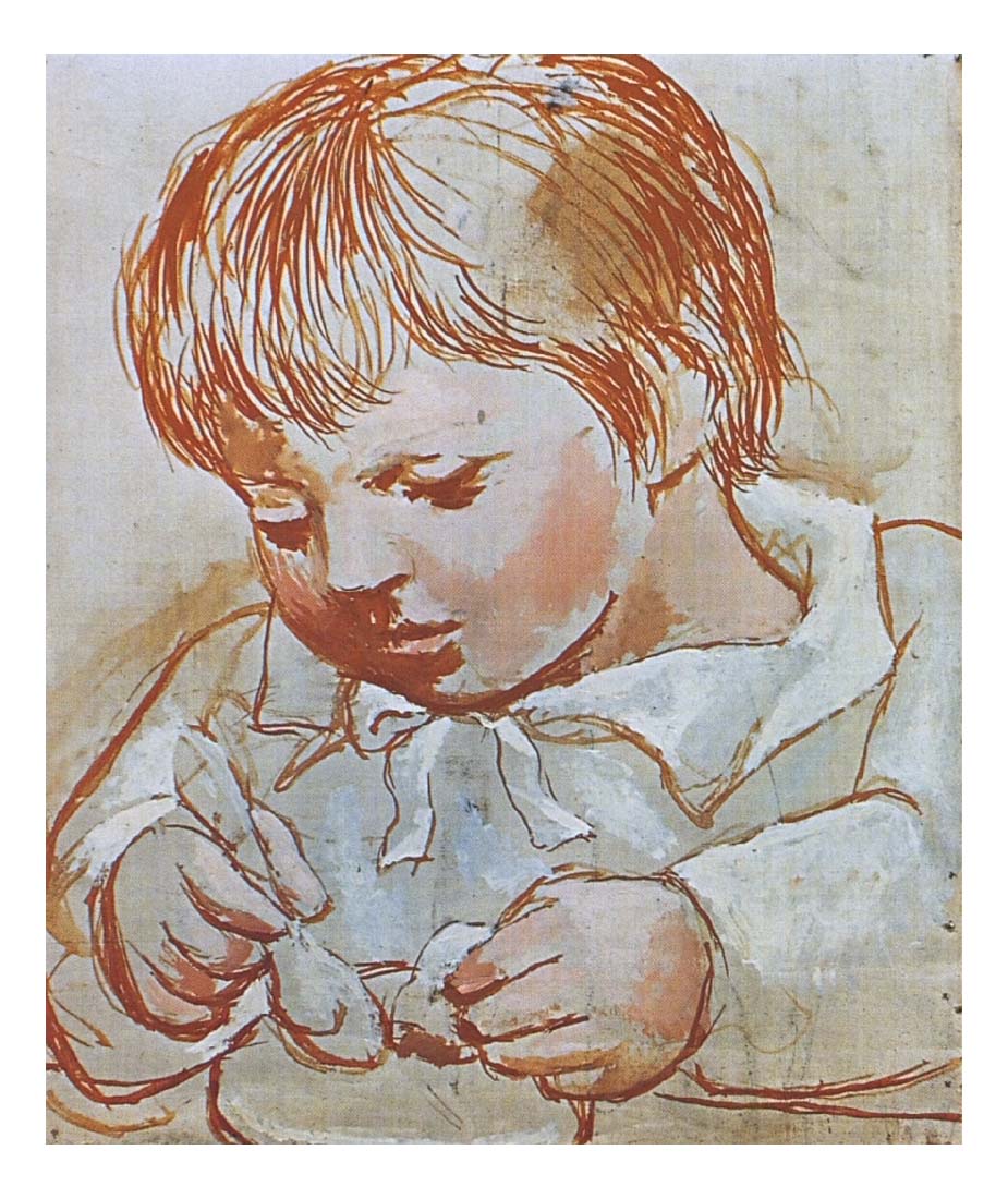 1922 Le fils de l'artiste by Pablo Picasso, vintage artwork, 16x12"(A3) Poster