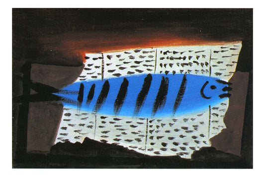 1922 Poisson by Pablo Picasso, vintage artwork, 16x12"(A3) Poster