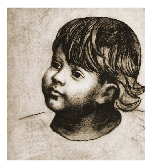 1922 Portrait de Paulo by Pablo Picasso, vintage artwork, 16x12"(A3) Poster