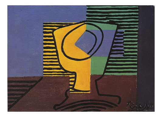 1922 Verre by Pablo Picasso, vintage artwork, 16x12"(A3) Poster
