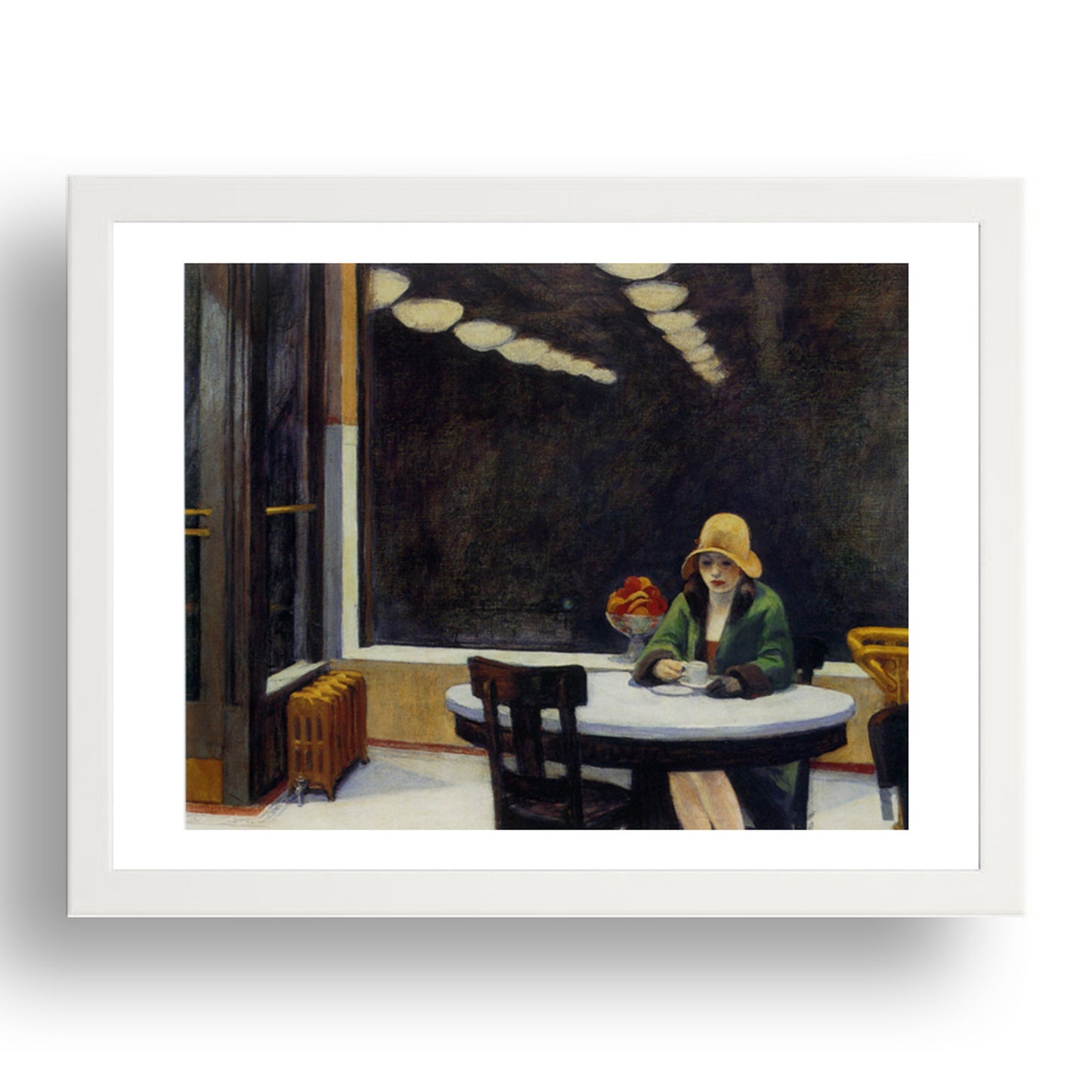 AUTOMAT: classic art by Edward-Hopper  Framed Art Poster