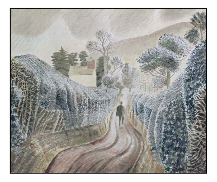 Wet Afternoon (1928) by Eric Ravilious - A4 Poster