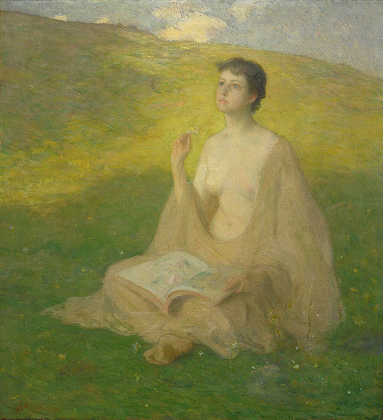 J. Alden Weir:The Open Book,16x12"(A3)Poster