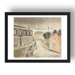 1936 Village Street by Eric Ravilious, 17x13" Frame