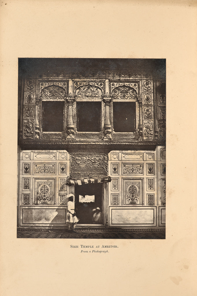 Felice BeatoPossibly:Sikh Temple at Amritsir, Poster Print Wall Art