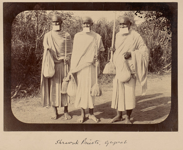 Unknown:Shravak Priests, Guzerat,16x12
