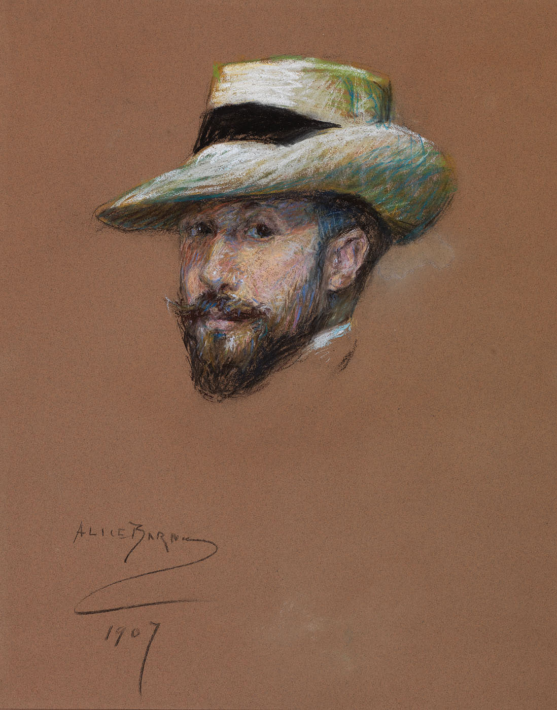 Alice Pike Barney:Hippolyte Dreyfus,16x12"(A3)Poster