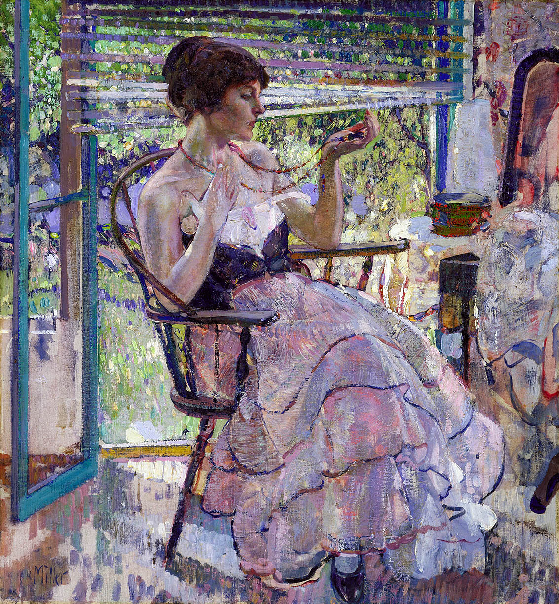 Richard E. Miller:The Necklace,16x12"(A3)Poster