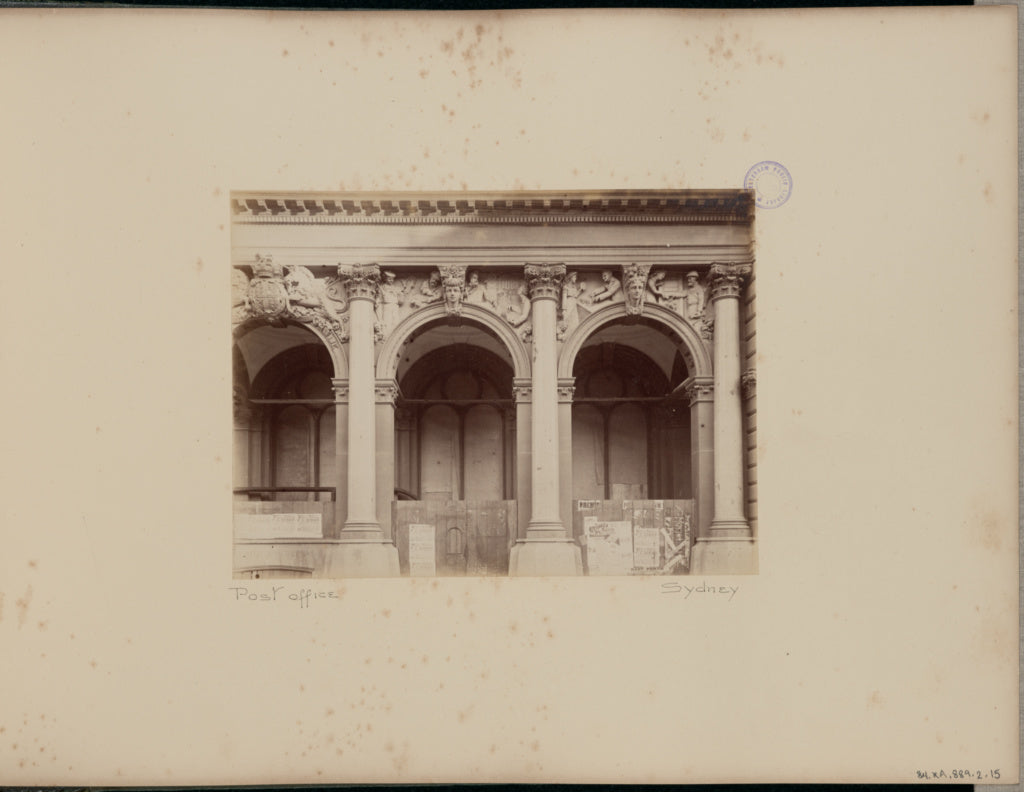 Charles Bayliss:Post office, Poster Print Wall Art
