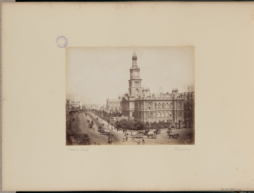Charles Bayliss:Town Hall, Poster Print Wall Art