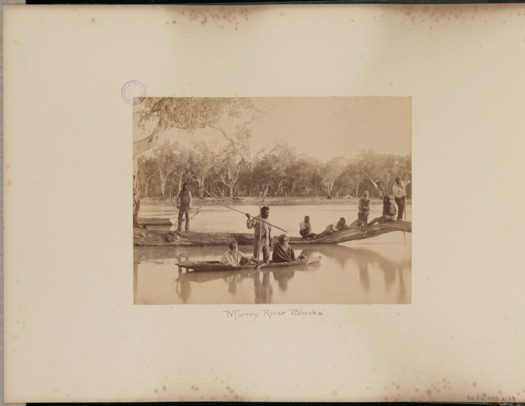 Charles Bayliss:Murray River Blacks, Poster Print Wall Art
