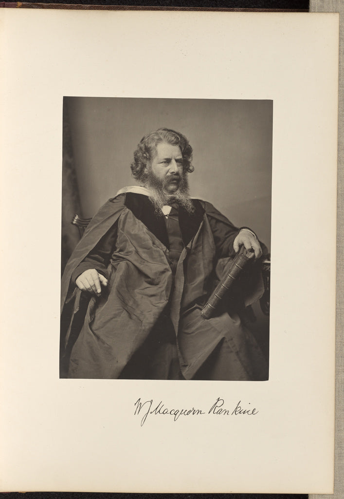 Thomas Annan:William John MacQuorn Rankine, C.E, LL.D, Profe,16x12"(A3)Poster