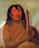 George Catlin:Tcha-dés-sa-ko-máh-pee, Bear's Child,16x12"(A3)Poster