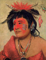 George Catlin:Pah-shee-náu-shaw, a Warrior,16x12"(A3)Poster