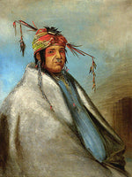 George Catlin:Non-on-dá-gon, a Chief,16x12"(A3)Poster