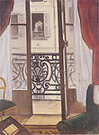 Christopher Richard Wynne Nevinson - From a Paris Window 1921, Poster Print Wall Art