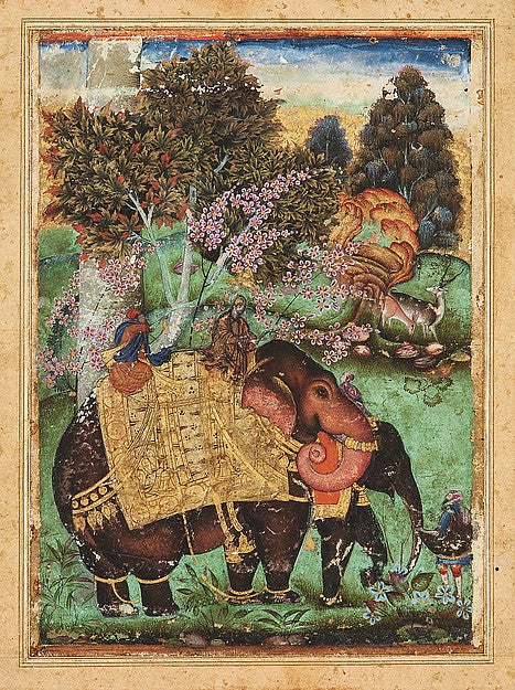 Attributed to Farrukh Husain:Sultan Ibrahim 'Adil Shah II Ri-16x12"(A3) Poster