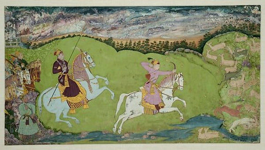 :Princely Deer Hunters 1660–70-16x12"(A3) Poster